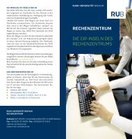 Flyer zu den CIP-Inseln des RZ - des Rechenzentrums - Ruhr ...