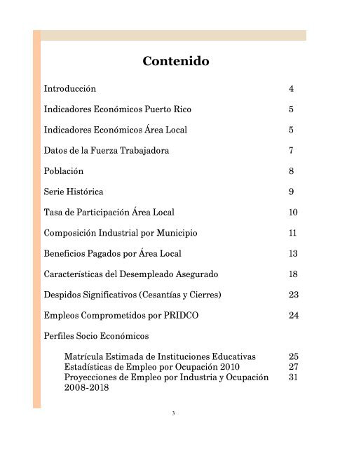 Área Local Ponce 2010-2011 - Departamento del Trabajo y ...