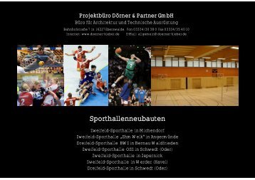 Sporthallenneubauten - Dörner & Partner
