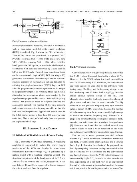 A Delta-Sigma Fractional-N Frequency Synthesizer for Quad ... - JSTS