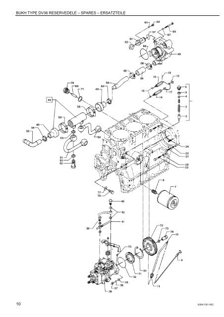 Ersatzteilkatalog DV36ME und DV48ME - BUKH Bremen