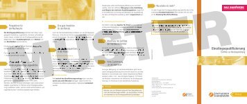 Flyer zur Einstiegsqualifizierung aktualisiert