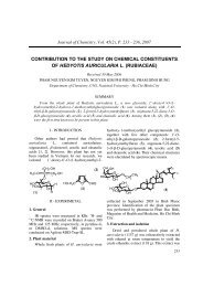 contribution to the study on chemical constituents of ... - DSpace