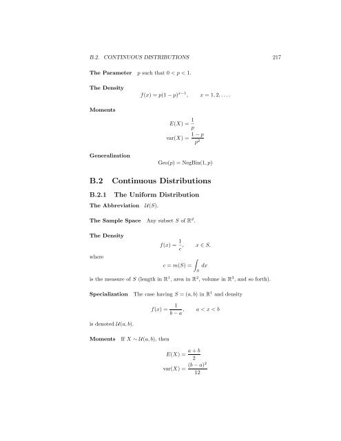 Stat 5101 Lecture Notes - School of Statistics