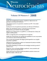 Volume 16 NÃºmero 1 2008 Revista - Revista NeurociÃªncias