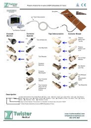 Non-Invasive Blood pressure(NIBP) cuff and tubes () - Twister Medical