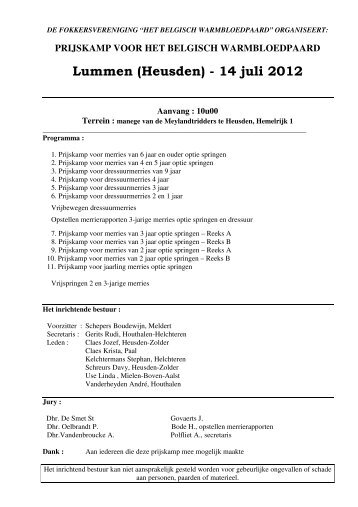 Programmaboekje Heusden - BWP