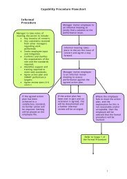 Grievance Procedure Flow Chart Template