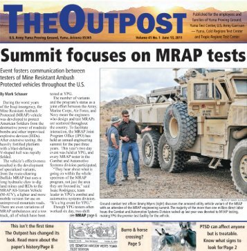 news notes - Yuma Proving Ground! - U.S. Army