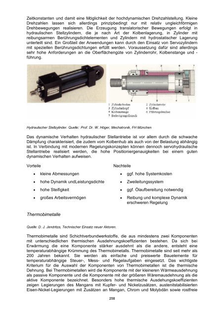 Mikromechanische Aktoren - Aktoren in der Mikrosystemtechnik ...