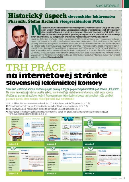 LEkáRnICké LISTy® 7/2012 - Slovenská lekárnická komora
