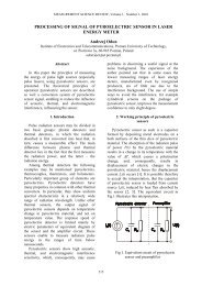 PROCESSING OF SIGNAL OF PYROELECTRIC SENSOR IN ...