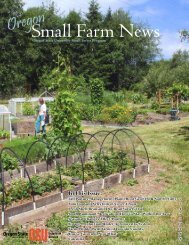 Small Farm News - Oregon Small Farms - Oregon State University