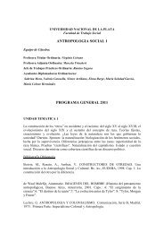 Propuesta PedagÃ³gica AS I 2011 - Facultad de Trabajo Social