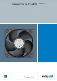 Compact fans for AC and DC [PDF] - ebm-papst