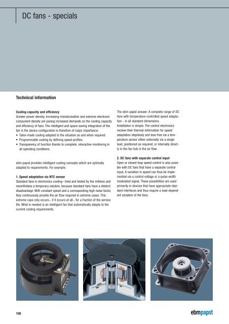 Compact fans for AC and DC [PDF] - ebm-papst