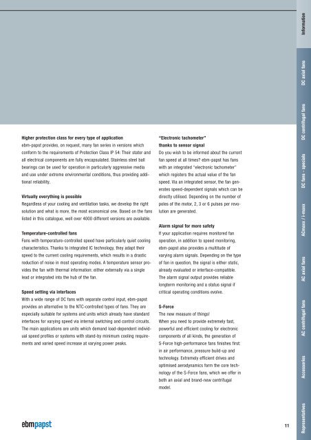 Compact fans for AC and DC [PDF] - ebm-papst