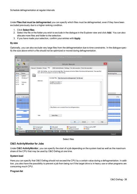 O&O Defrag 17 User's Guide - O&O Software