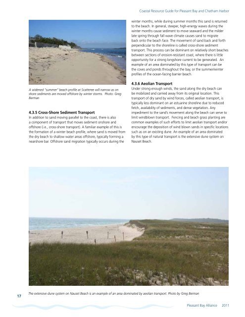 Coastal Resource Guide Pleasant Bay and ... - Town to Chatham