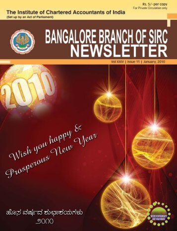 Think Differently Act Perfectly - Bangalore Branch of SIRC