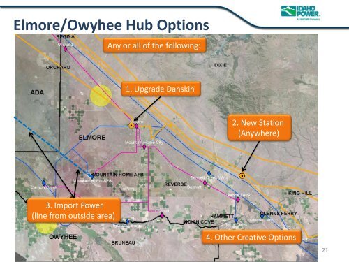 Hub Substations - Idaho Power