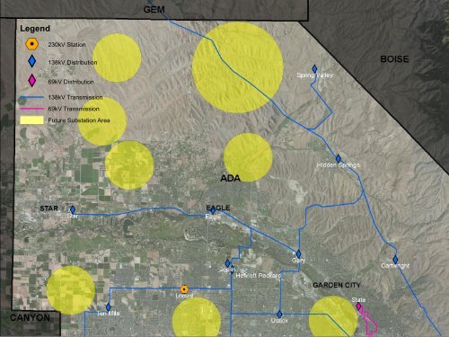 Hub Substations - Idaho Power