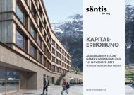 KAPITAL- ERHOHUNG - SÃ¤ntis