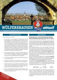 aktuell - Gemeinde Wülfershausen