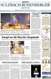 Sulzbach-Rosenberger Zeitung - Sog Events