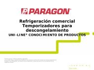 Refrigeración comercial Temporizadores para ... - Invensys Controls