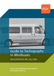 Guide to Tachographs in Minibuses - Road Safety Authority