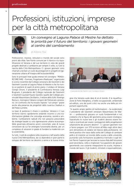 numero 3/2012 - Collegio dei Geometri della Provincia di Verona