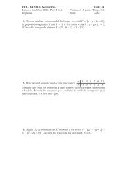 UPC. ETSEIB. Geometria. Codi: A Examen final Juny ... - MA1 - UPC