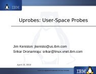 Uprobes: User-Space Probes - The Linux Foundation