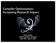 Increasing Industry Impact of Compiler Optimization Research