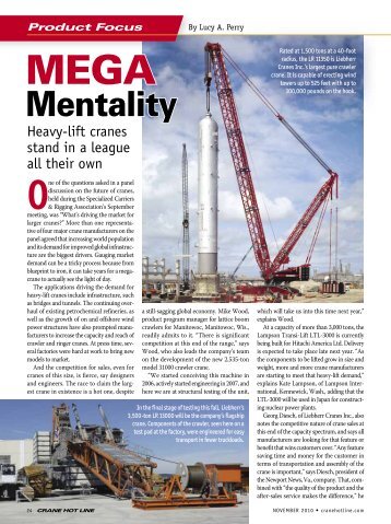 Crane Hotline Magazine - Lampson International, LLC