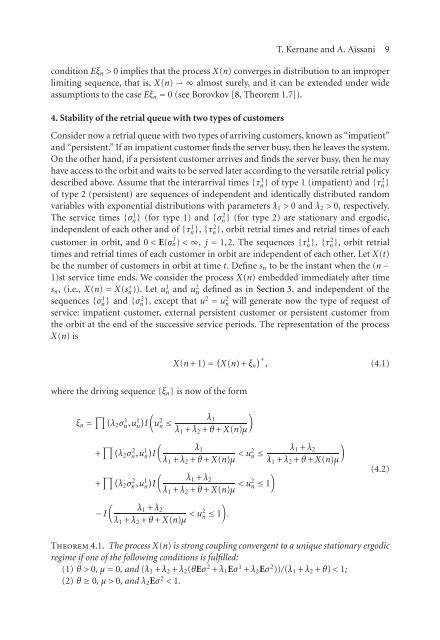 stability of retrial queues with versatile retrial policy - European ...