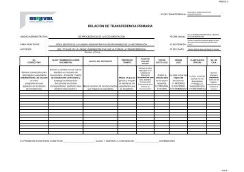 RELACIÃN DE TRANSFERENCIA PRIMARIA - Coneval