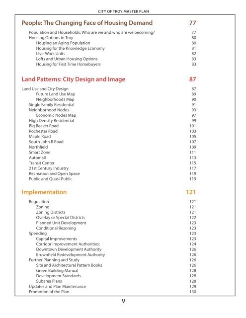 Master Plan - City of Troy