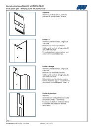 MONTAFIX Â® instruzioni per l'installazione - Montana Bausysteme AG