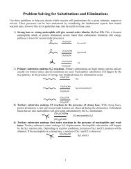 Problem Solving for Substitutions and Eliminations - NoteBro