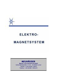 elektro - NEUHÄUSER Magnet- und Fördertechnik