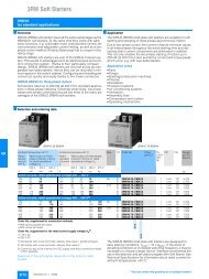 3RW Soft Starters