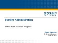 Progress System Management - Radius