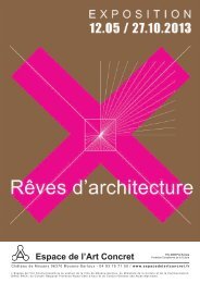 RÃªves d'architecture - L'espace de l'art concret