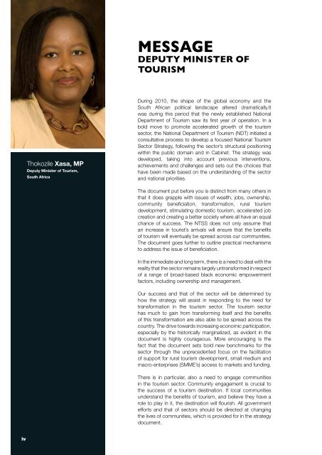 National Tourism Sector Strategy - Department of Tourism