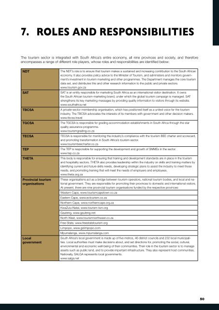 National Tourism Sector Strategy - Department of Tourism