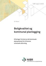 Boligkvalitet og kommunal planlegging - Husbanken