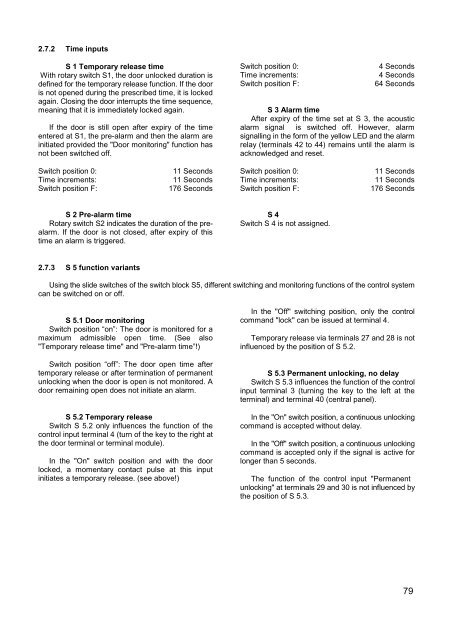 und Installationsanleitung (pdf) - dz-schliesstechnik gmbh