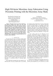 High Fill-factor Microlens Array Fabrication Using Proximity Printing ...